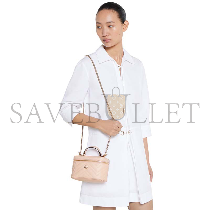Gvc*1 gg marmont mini vanity bag 837454 (19*11.5*9cm)